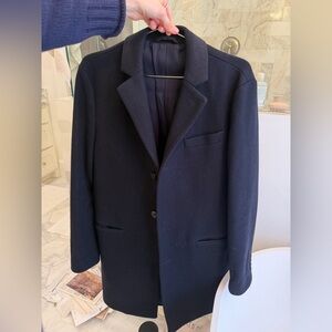 Classic Men’s Bonobos Navy Wool Coat